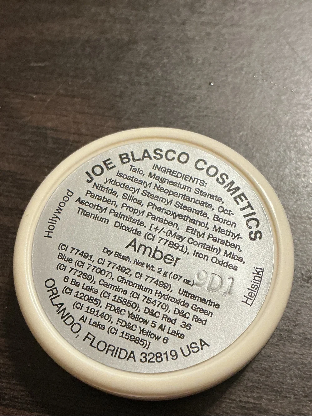 Joe Blasco Pressed Powder - Amber